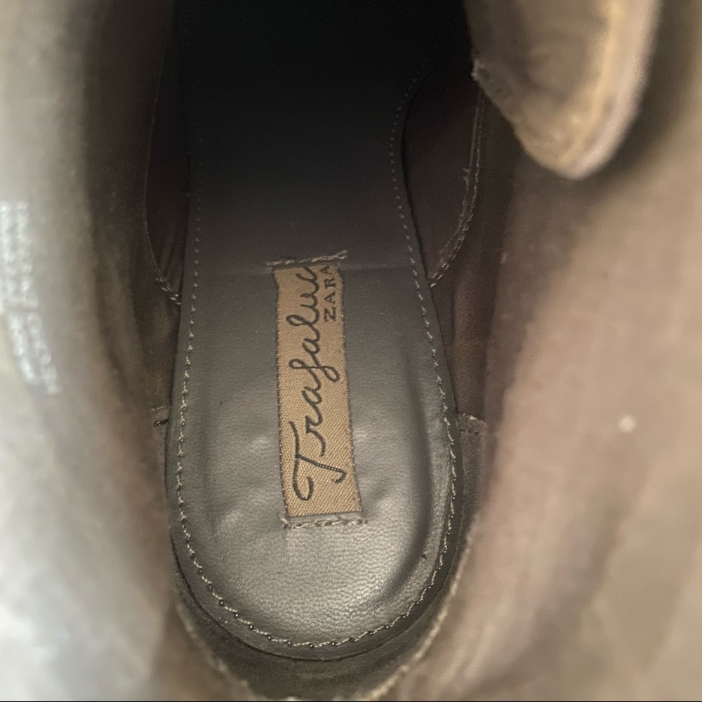 Zara Suede Wedge Booties - Picture 6 of 10